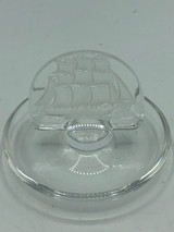 Lalique ship ring holder