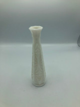 Milk glass slender vase