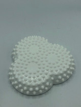 Fenton Milk glass hobnail divided dish