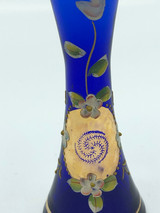 Dark blue Cobalt glass vase