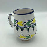 Fancy Mug with blue, green, & yellow