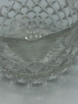 Hofbauer Lead Crystal Butterfly bowl