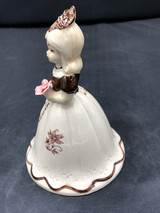 Vintage Ceramic girl shaped bell