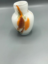 Mid Century Fostoria Hand blown art glass vase
