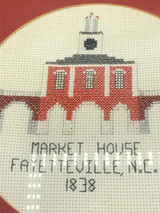 Market House Cross Stitch Picture