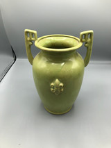 Green container with handle