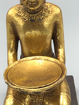 Gold painted Buddha Statue