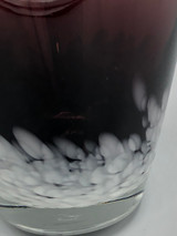 Lovely Amethyst Vase with speckled bottom