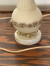 Vintage lamp with shade