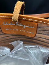Salvatore Ferragamo Open Weave Leather Handbag
