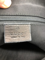 Large Black leather Gucci Bag