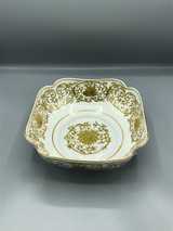 Square Gold & Cream bowl