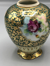 Vintage Floral Jar Vase