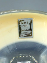 Vintage Art Deco Unikat Kristal bowl