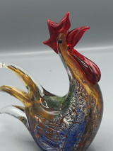 Murano style glass Rooster