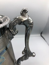 Antique Meridian Silver Plate Water Pitcher