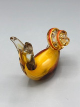 Snail glass paperweight