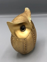 Gold Owl Statue