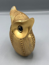 Gold Owl Statue