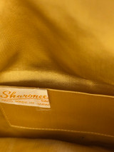 Vintage Sharenee gold clutch purse