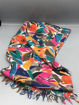 Colorful silk scarf