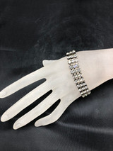 Rhinestone Bracelet with Metal clasp