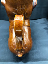 Glazed Terracotta Pig Pitcher