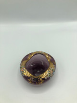 Bohemian glass Amethyst Ashtray