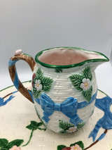 Ribbon & Bow Pitcher & Platter set