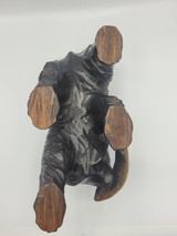 Japanese Ainu Large Ceremonial Hand Carved Wood Bear