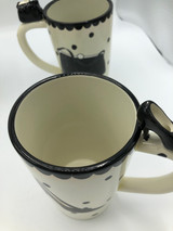 Black Polka Dot & High Heel Mugs