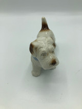Ceramic Dog Figurine with blue collar