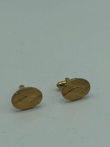 Hickock USA Gold Tone Cuff Links