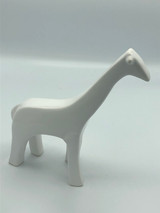 Giraffe White Figurine
