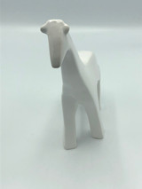 Giraffe White Figurine