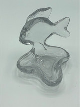 Vannes French art glass fish tray