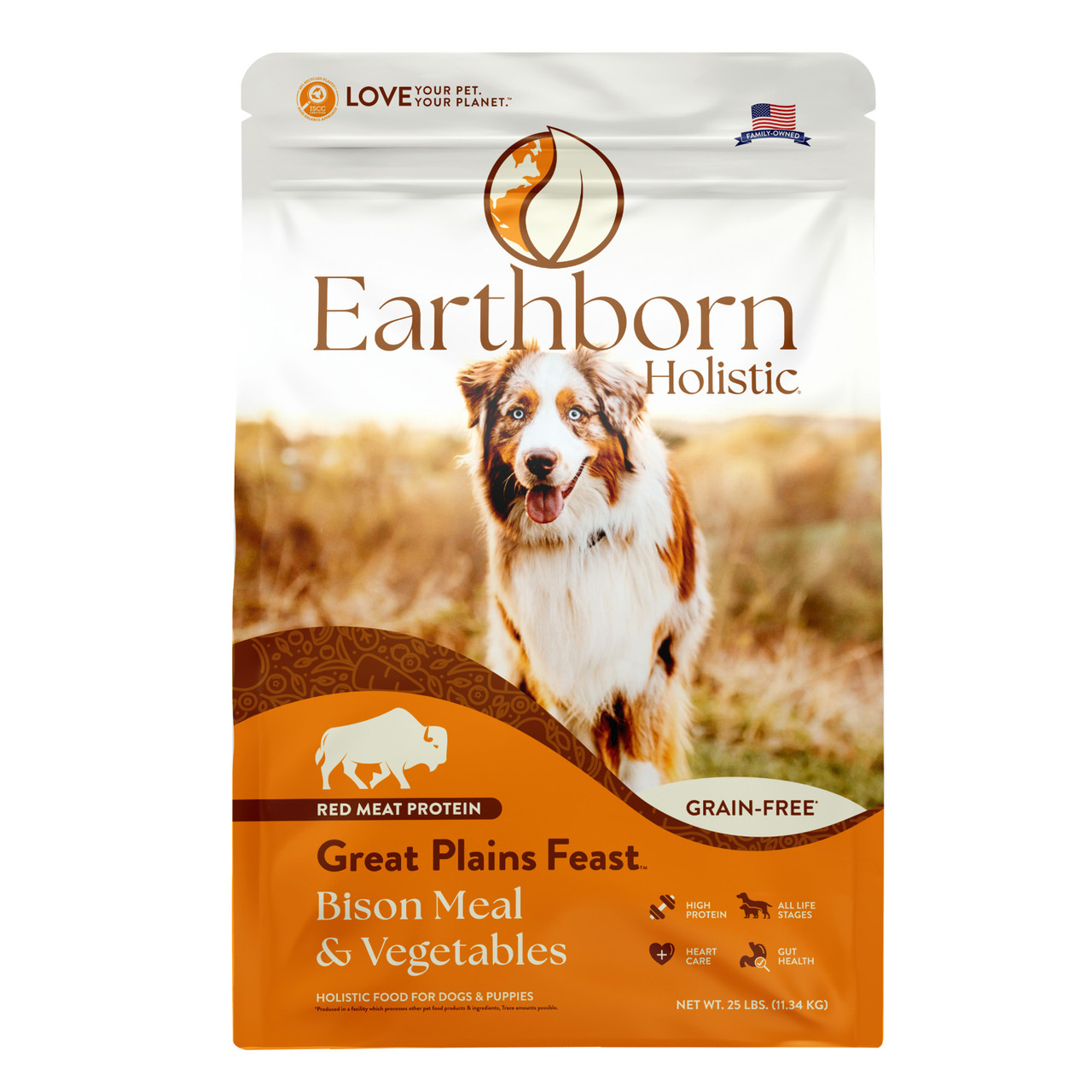Earthborn Holistic Great Plains Feast Bison Meal Vegetables