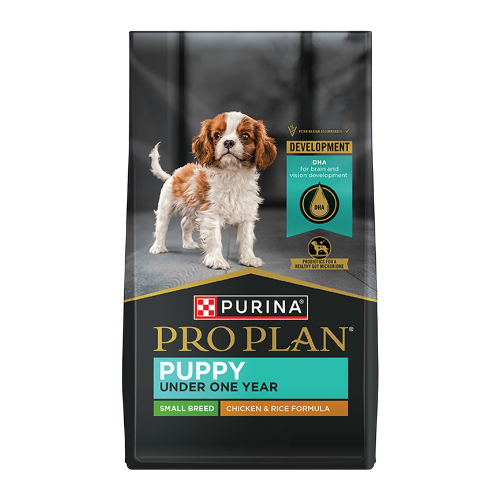 Purina Pro Plan Puppy Small Breed Chicken & Rice Formula Dry Dog Food 6 lb  - Feeders Pet Supply