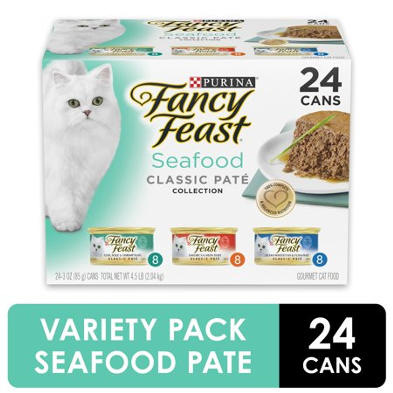 fancy feast seafood classic pate