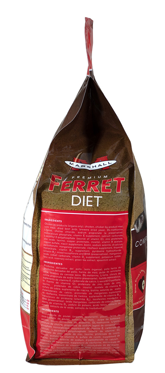 Marshall Premium Complete Nutrition Ferret Diet Food