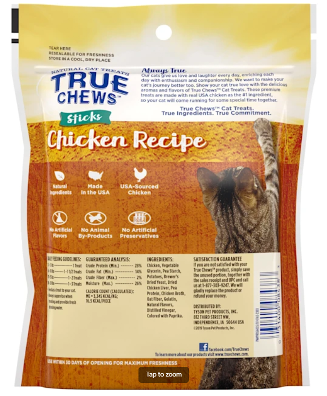 true chews chicken