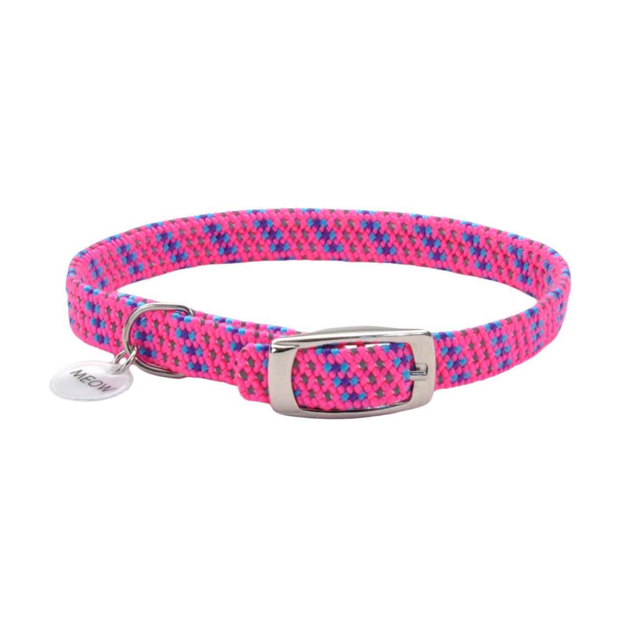 Coastal Pet Products Elastacat Safety Stretch Collar With Reflective Charm  - Feeders Pet Supply