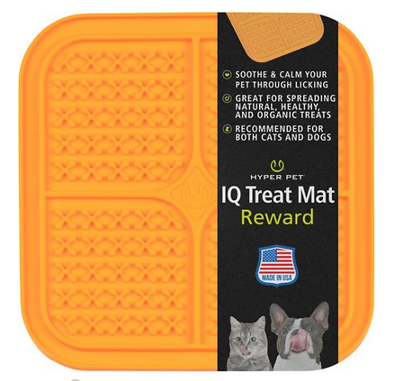 Boredom Busters Licking Mat Indulge Orange