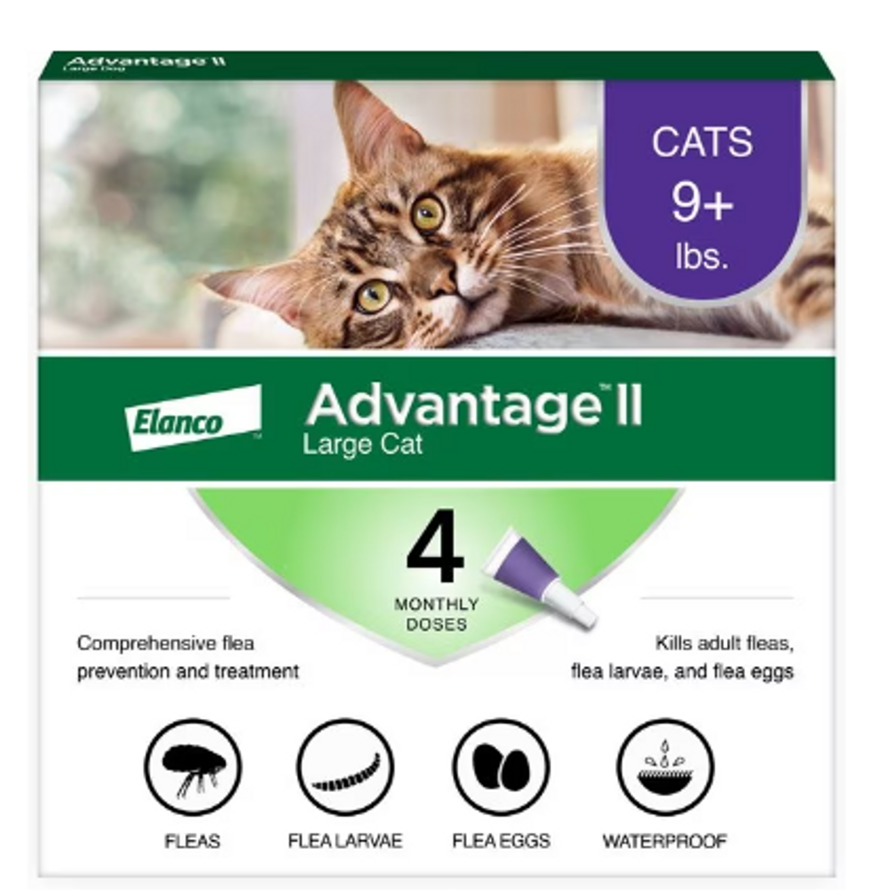Advantage II Topical Flea Treatment for Large Cats