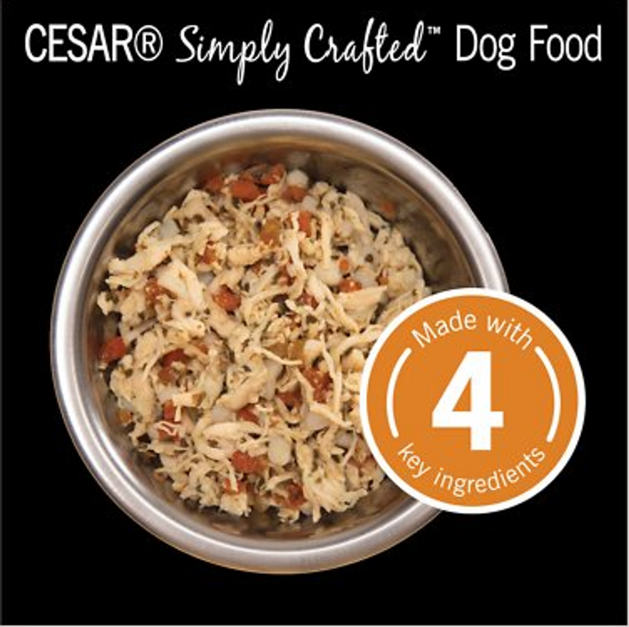 what are the ingredients in cesar dog food