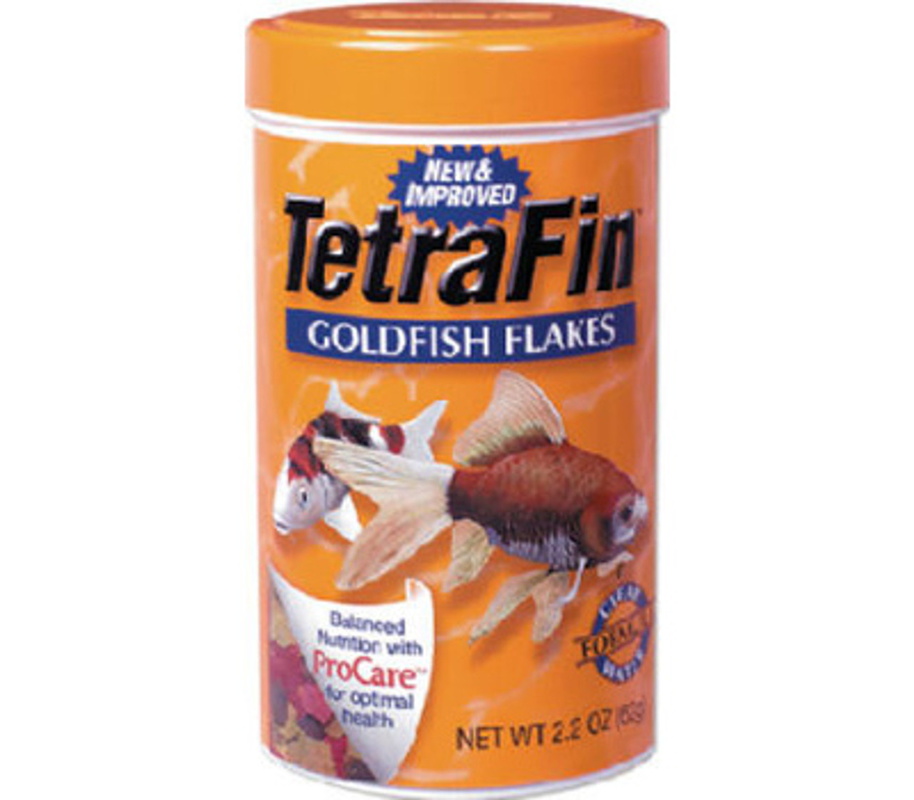 2-Pk) Tetra Goldfish Fish Food VITAMIN C FLAKES 62g Complete Diet CLEANER  WATER