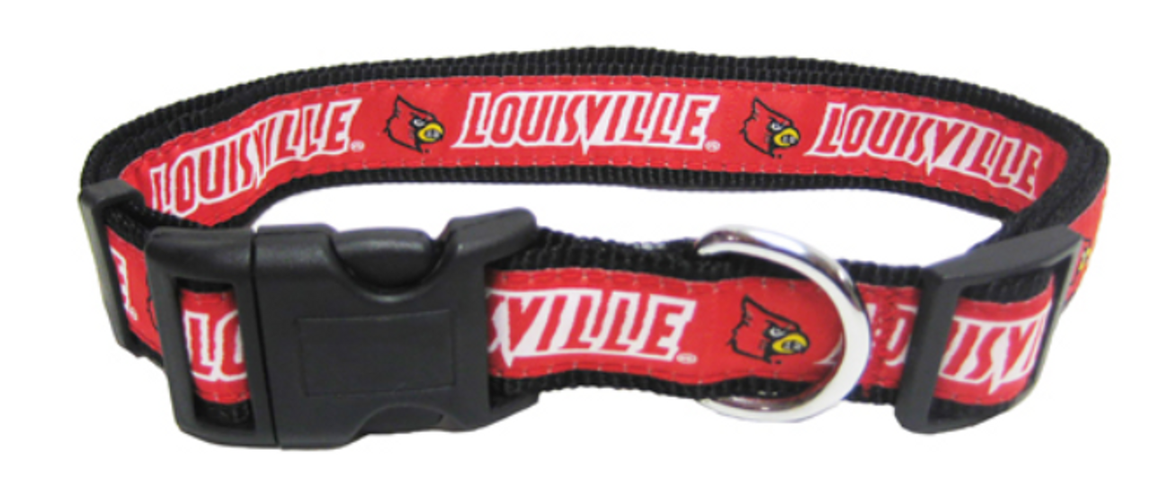 Pets First University of Louisville Adjustable Dog Collar