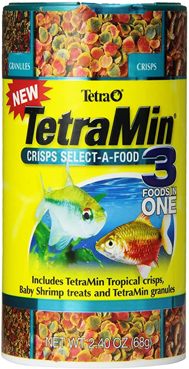 Tetra Min Crisps Select-A-Food 2.4 oz - Feeders Pet Supply