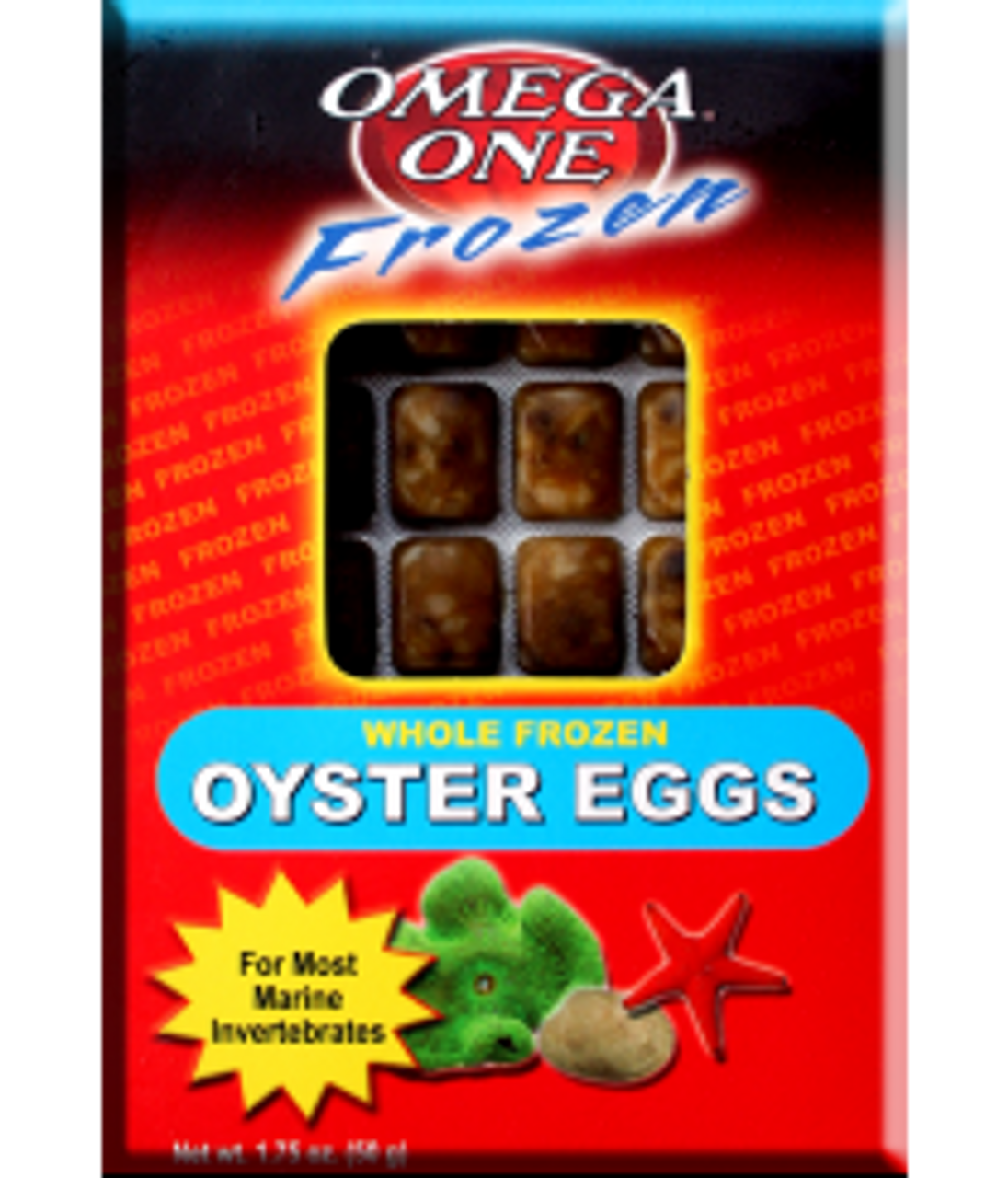 Omega One Frozen Oyster Eggs Cube Pack 1.7 oz - Feeders Pet Supply
