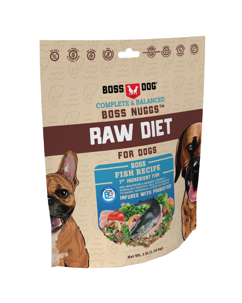 frozen fish for dogs